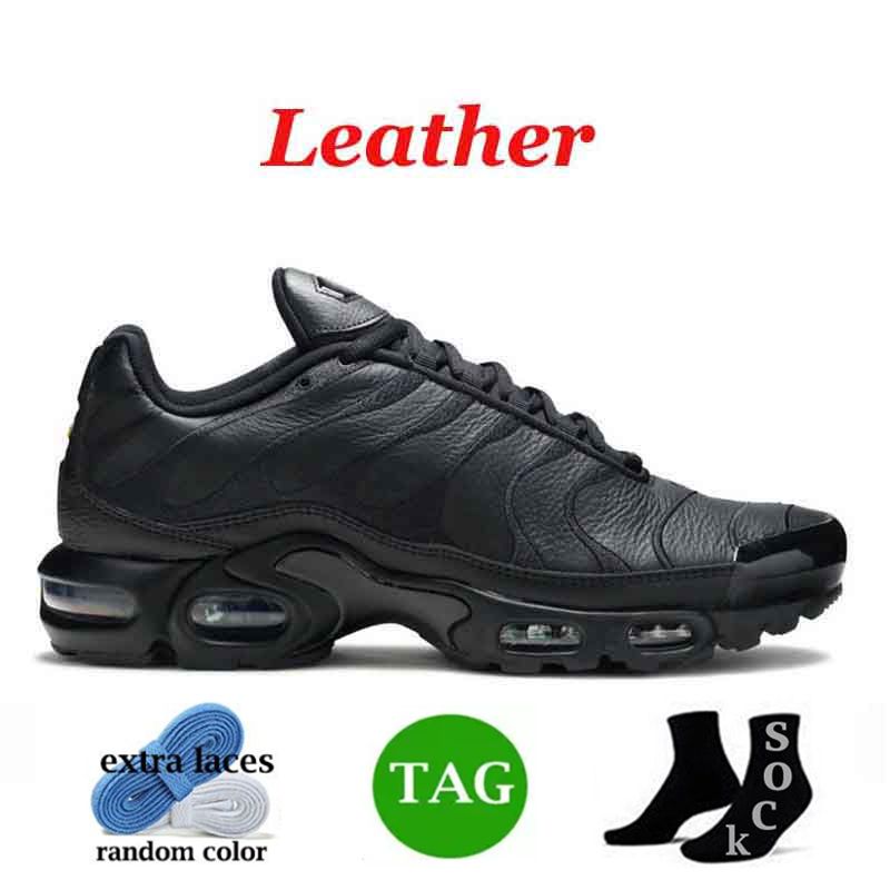 40-46 Triple Black Leather