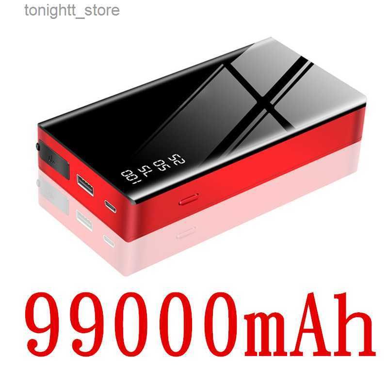 Röd-99000MAH-1PCS