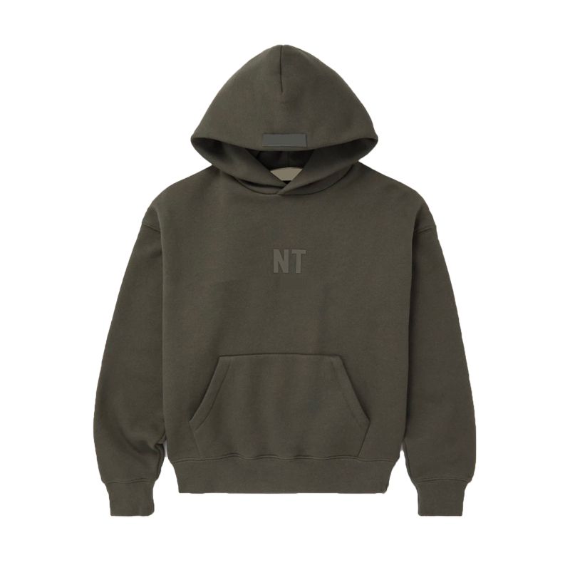 Brun svart hoodie