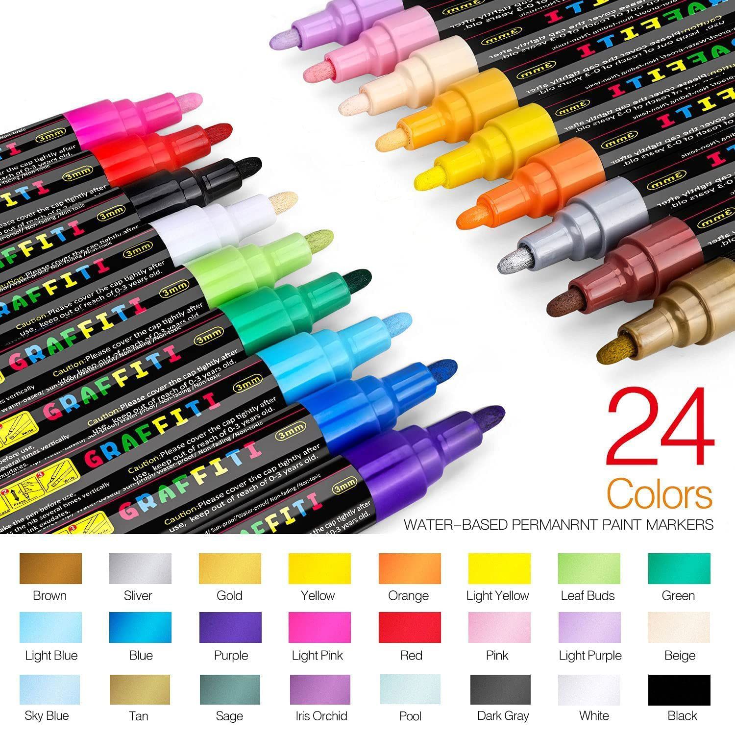 2.0mm Tip 24 Colors