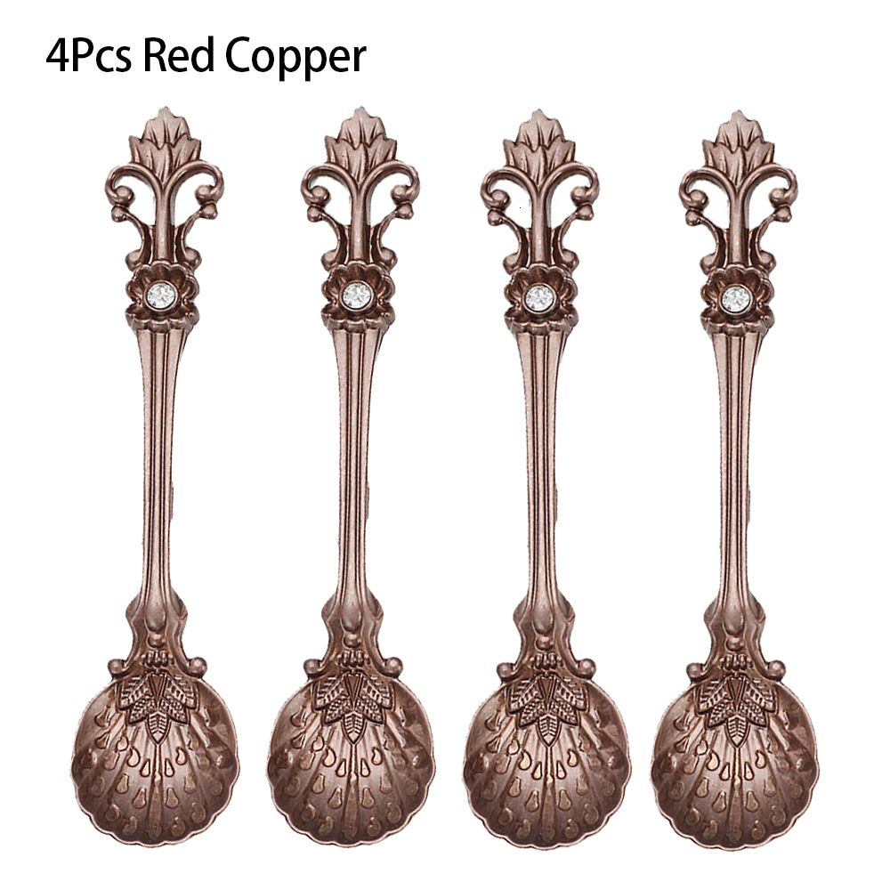 4pcs Red Copper