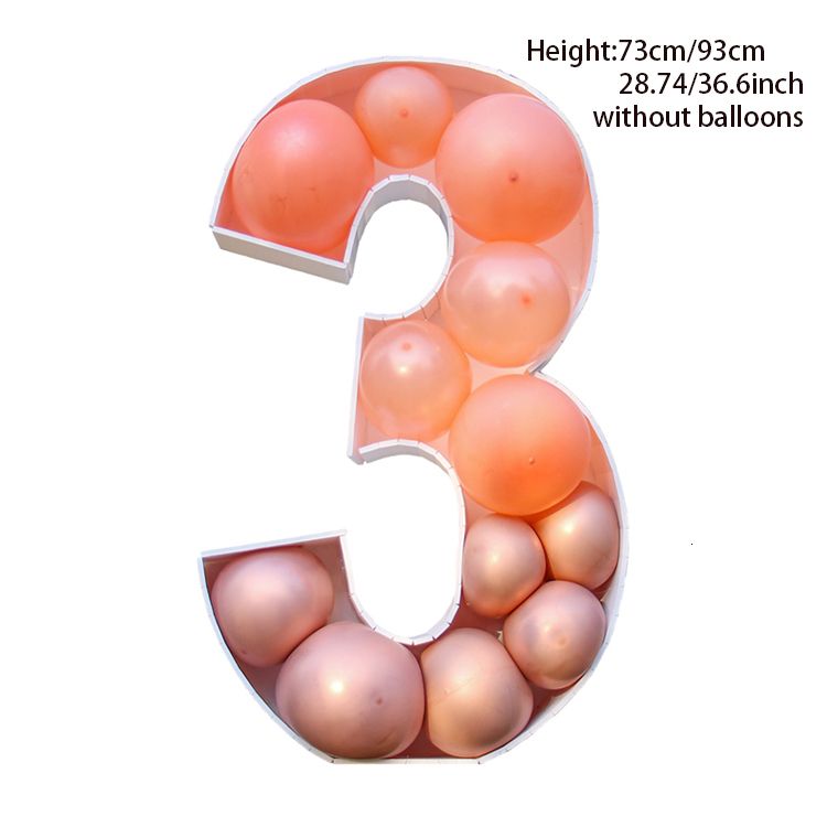 3-ballon doldurma kutusu yüksekliği 93cm