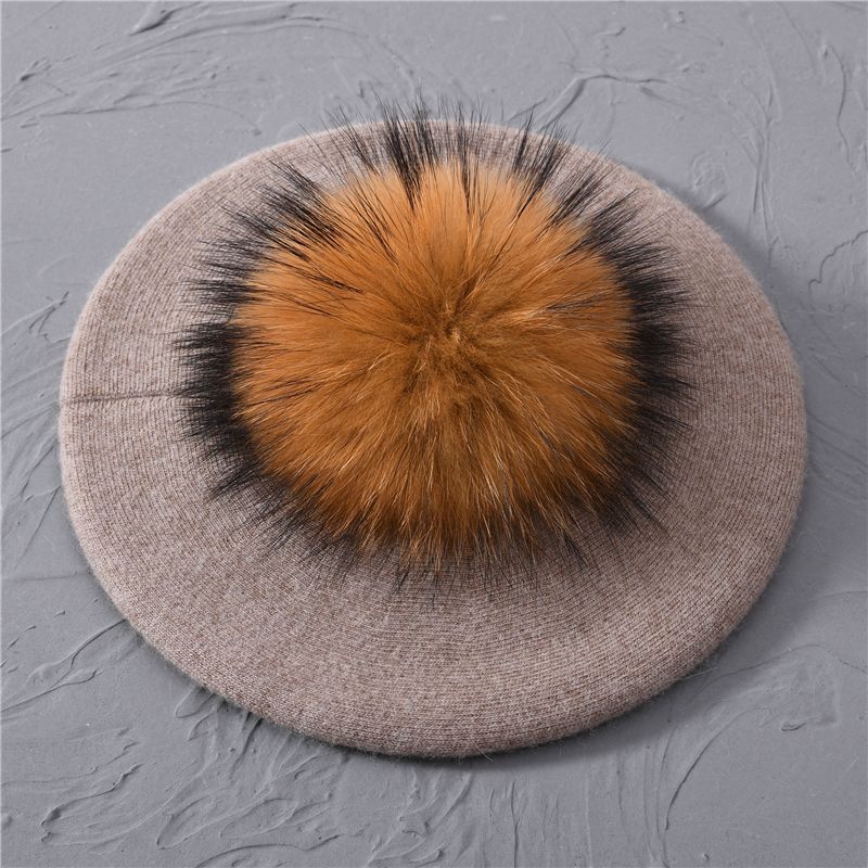 brown natural fur