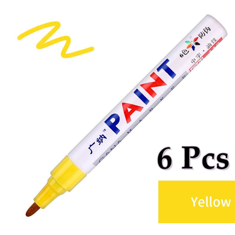 Jaune-6pcs