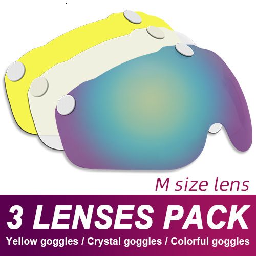 3pcs Goggles-57-61cm