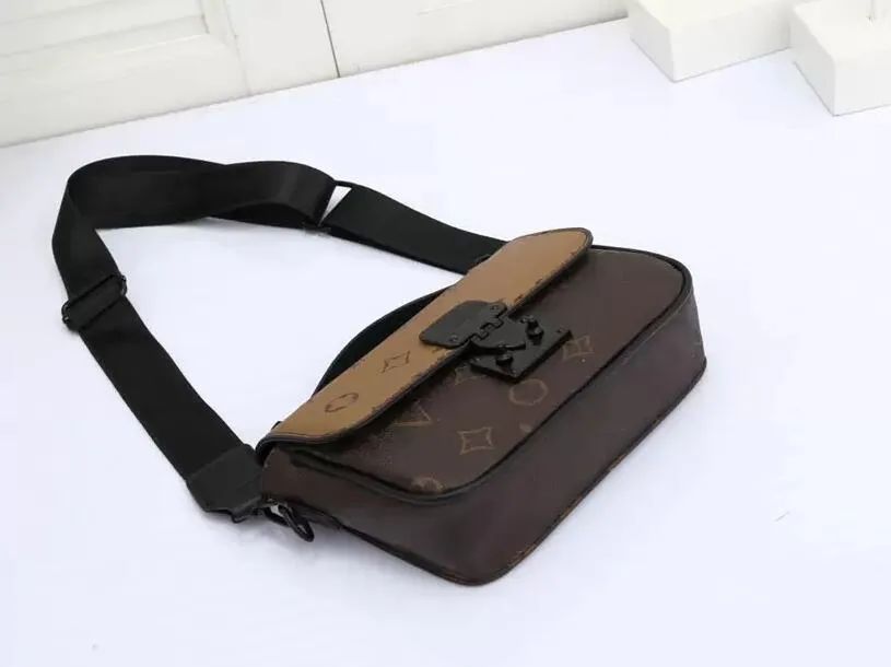 2023 Messenger Bag Men Handbag Purse S Lock Sling Bags Canvas Leather  Classic Letter Patchwork Color Handbags Magnetic Hasp Adjustable Shoulder  Strap Handle Totes From Boots1989, $74.1