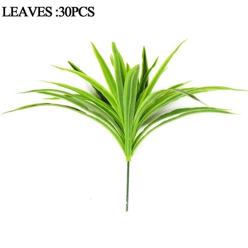 30 feuilles de 25 cm vert