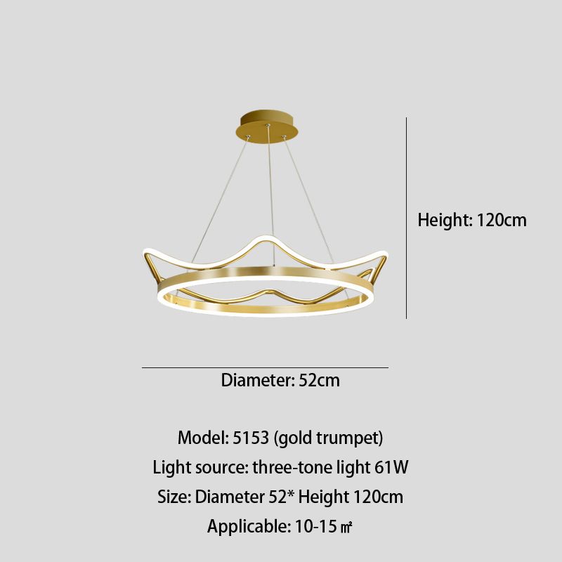 Lumière trichromatique dorée Dia52cm