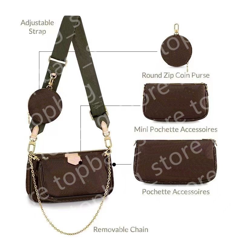 10a Multi Three Pieces Shoulder Messenger Bag Pochette Luxury Wallets Bag  Crossbody Purses Designer Handbag Bag Designers Women Purse Luxurys Handbags  Womens Dhgate Bag From Royalronnie, $25.66