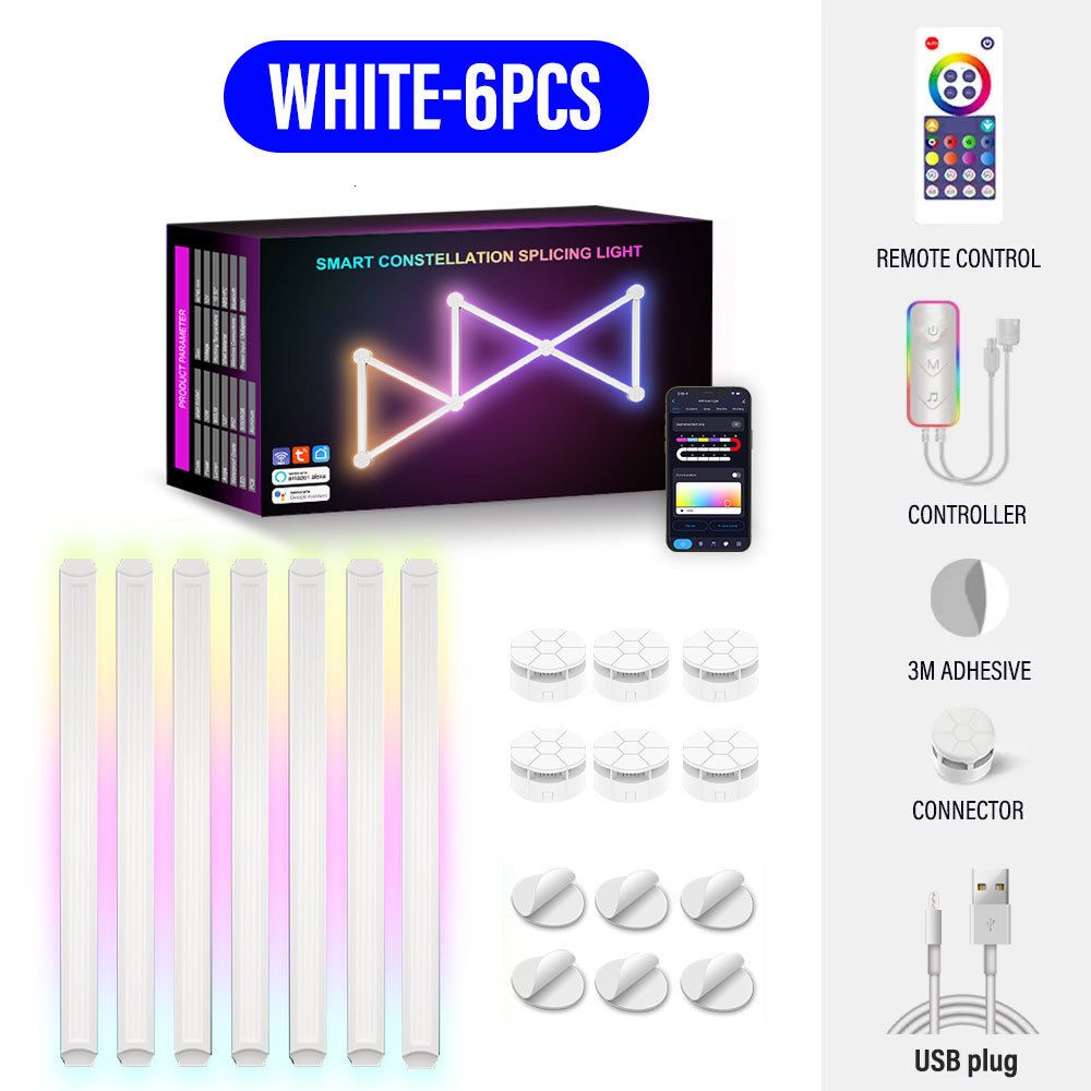 White-6PCS-WIFI-USB-kontakt