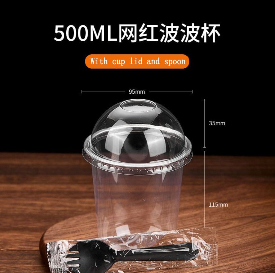 500ml Lid And Spoon-50pcs