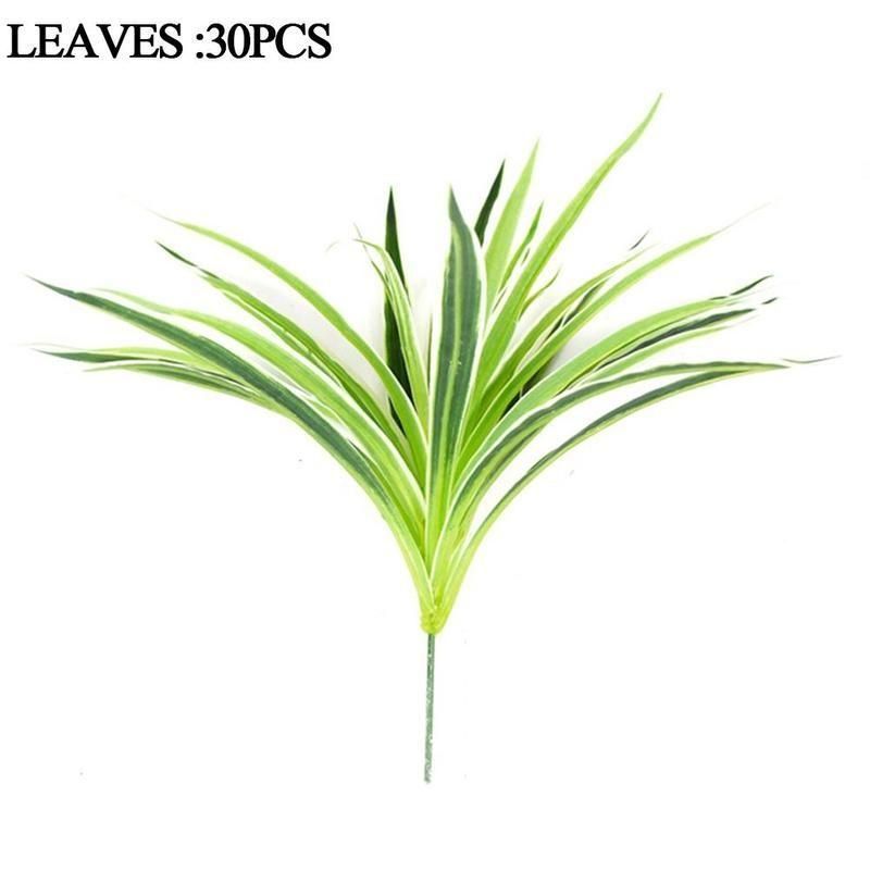 30 leaves 25cm white