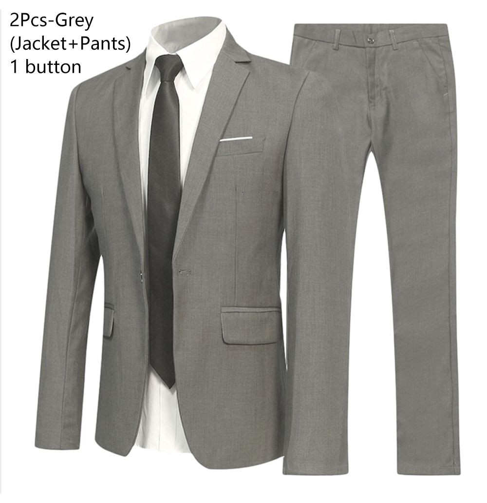 Costume de 2 pièces gris