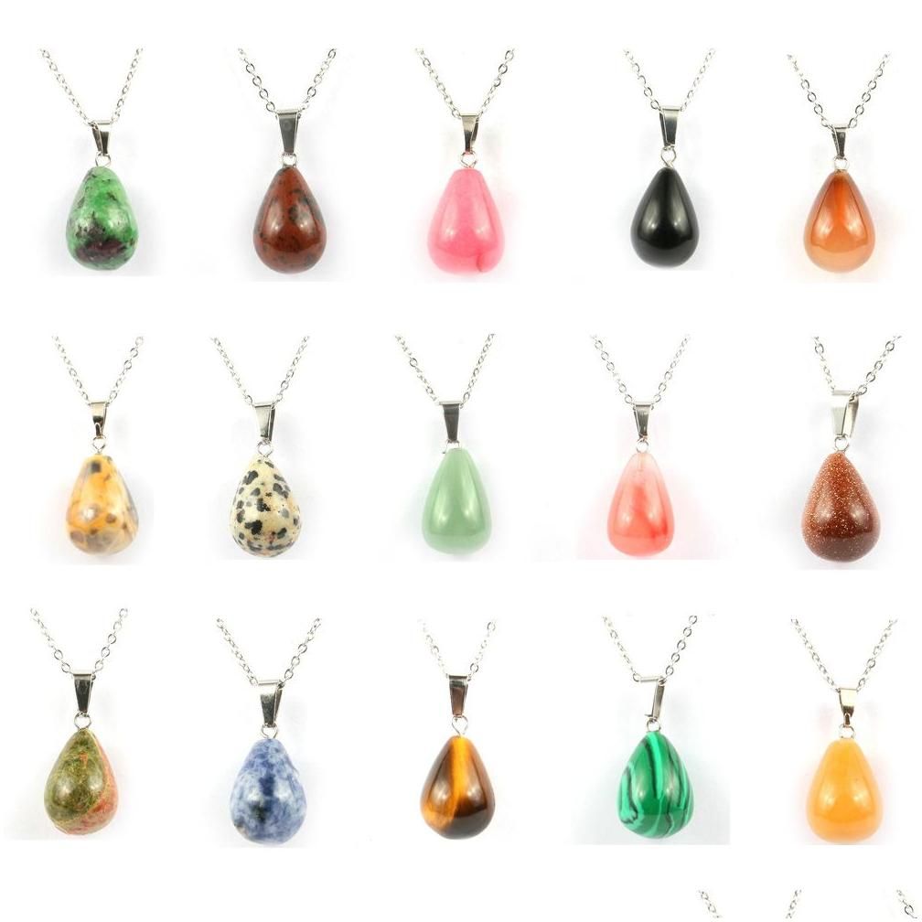 Ronde drop -ketting ketting