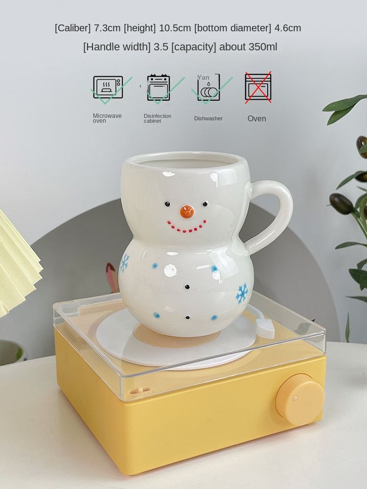 Taza pequeña muñeco de nieve