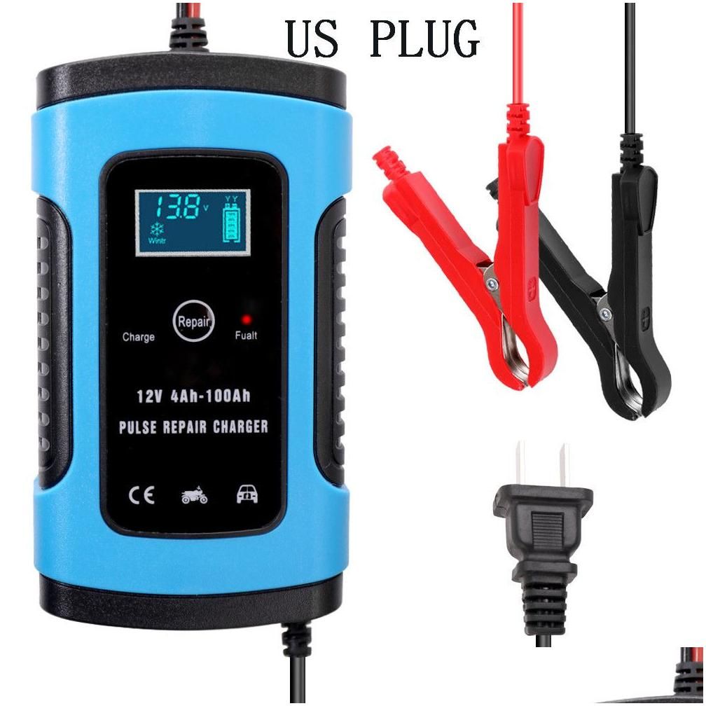 Blue US Plug4 12V 6A