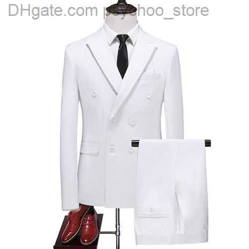 pantalon de costume blanc