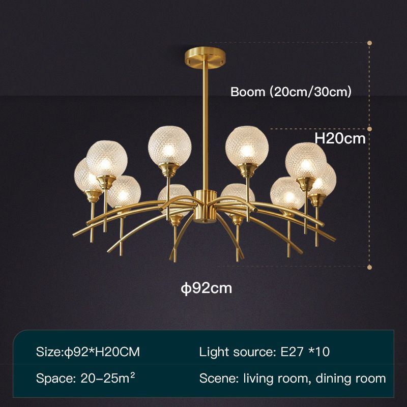 10 têtes lumière blanche