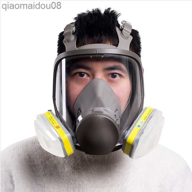 Masque complet 16 en 1 masque à gaz en silicone pour peinture en