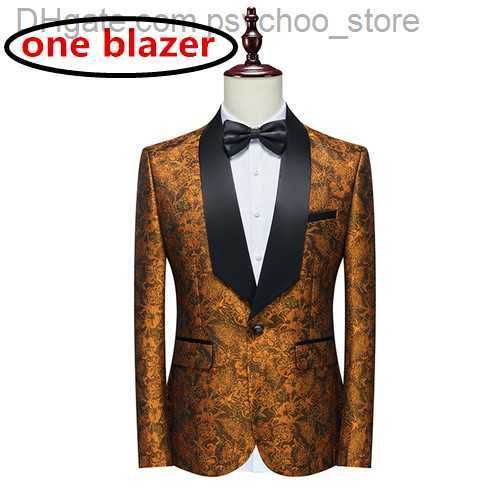 orange gelber Blazer