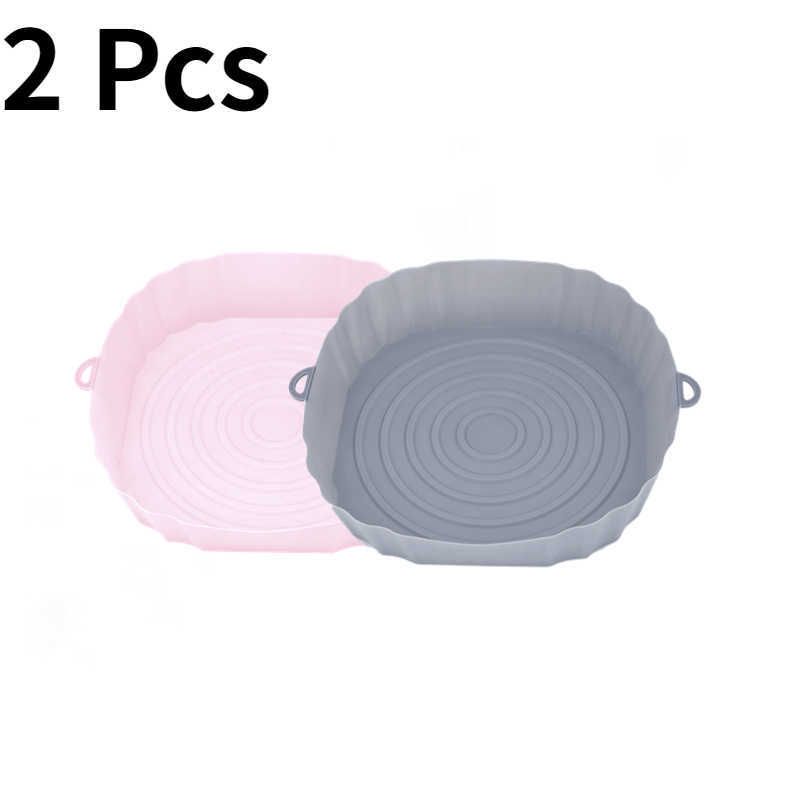 2pcs Pink Grey