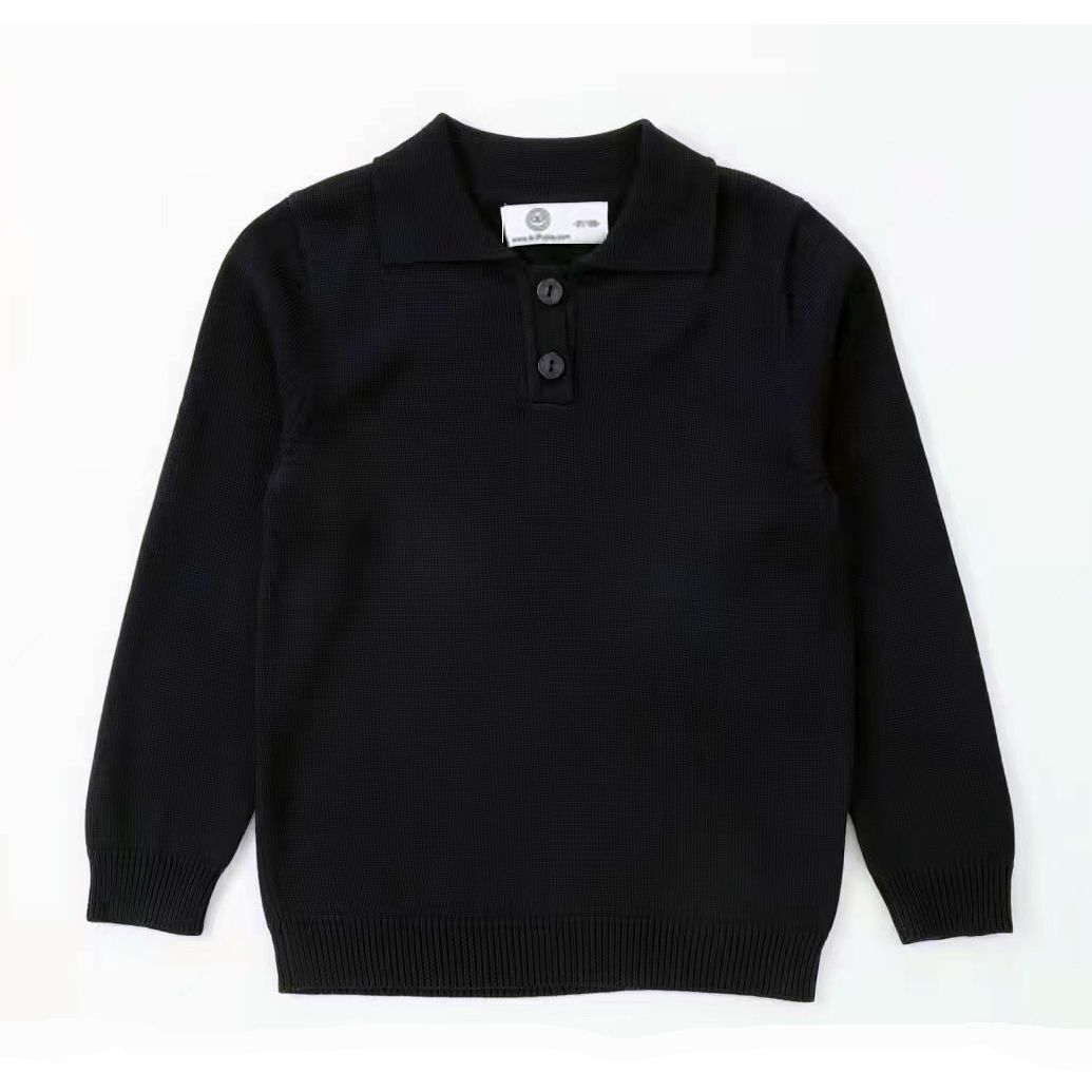 black polo sweater