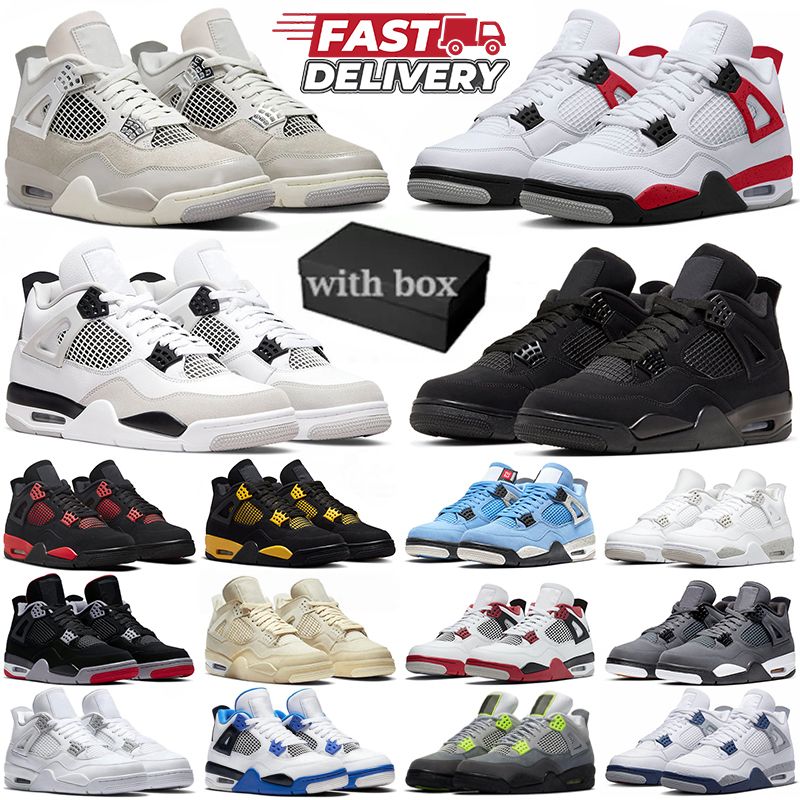 Buy Wholesale China Cheap Air 4 Aj4 Jordan's 4s Retro Bred Black Cat Brand  Men's Sneakers High Top Basketball Sports Shoes & Jordan's at USD 25