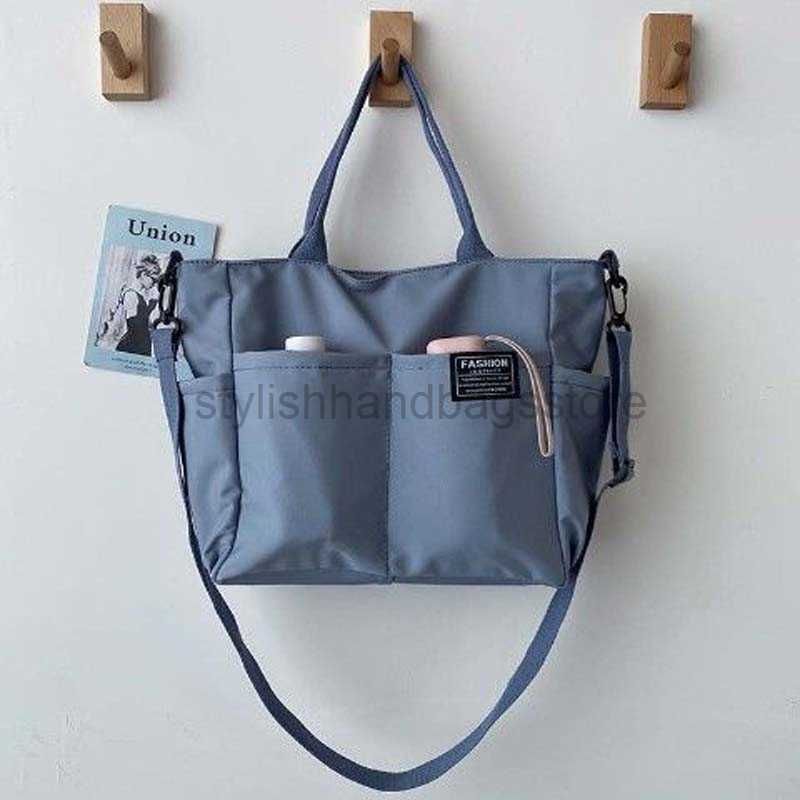 borsa singola blu