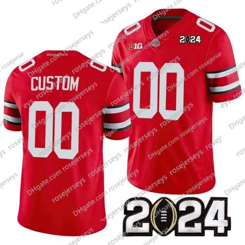 Red with 2024 white number