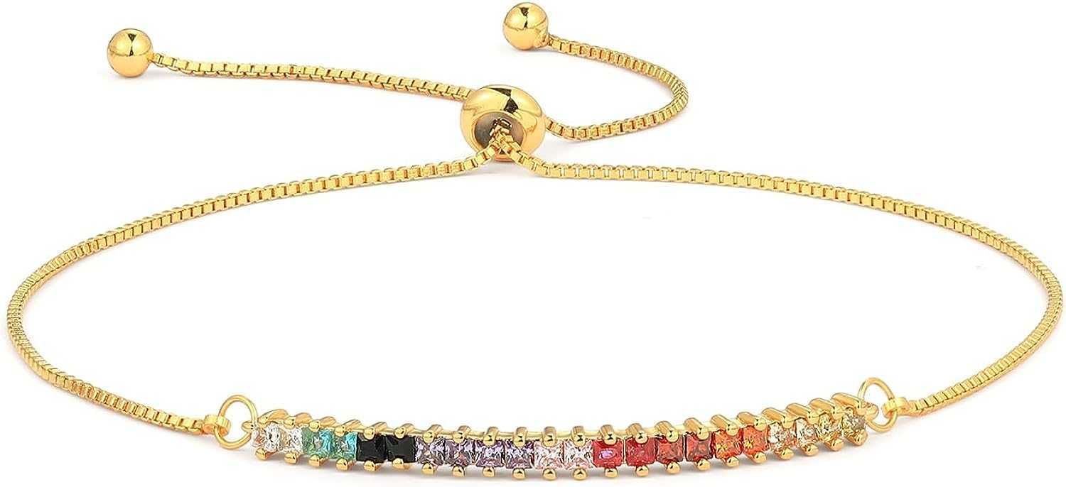 Colorful Zircon Bracelet