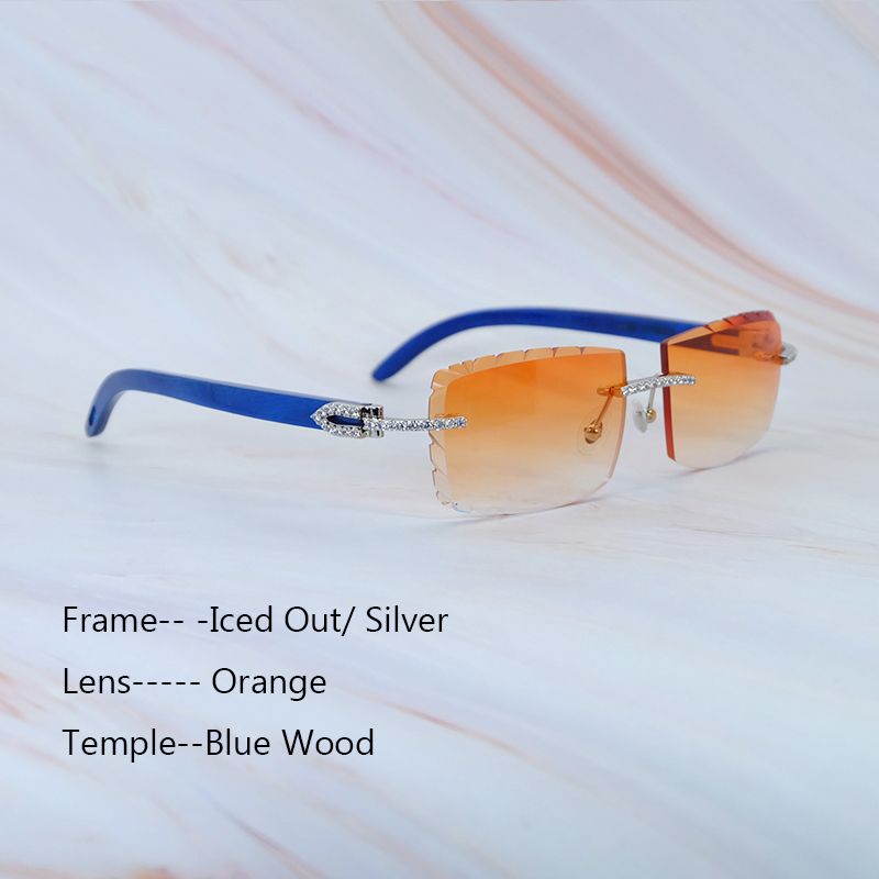 Iced Blue Silver Orange