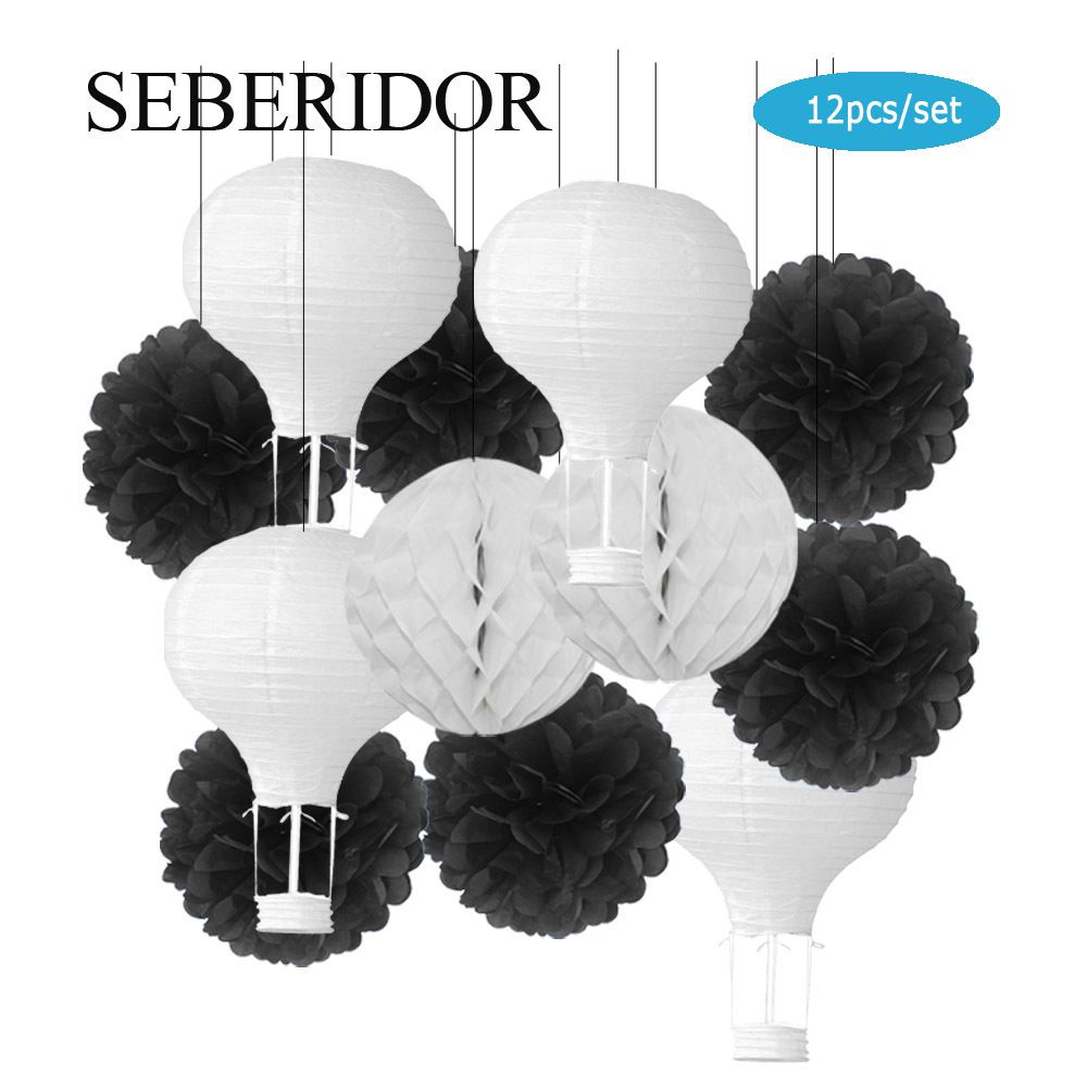 Black set-12inch (cerca de 30 cm) -l