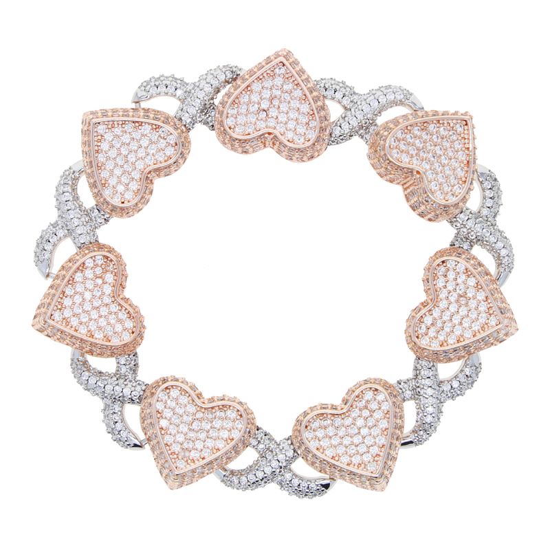 rosa Bracciale 18 centimetri