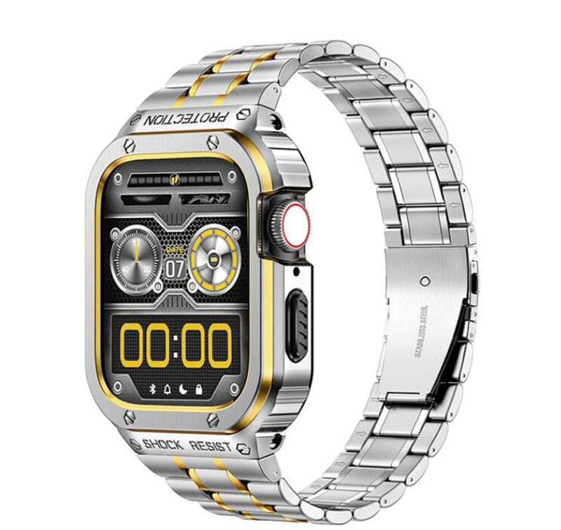 Silver gold 49mm