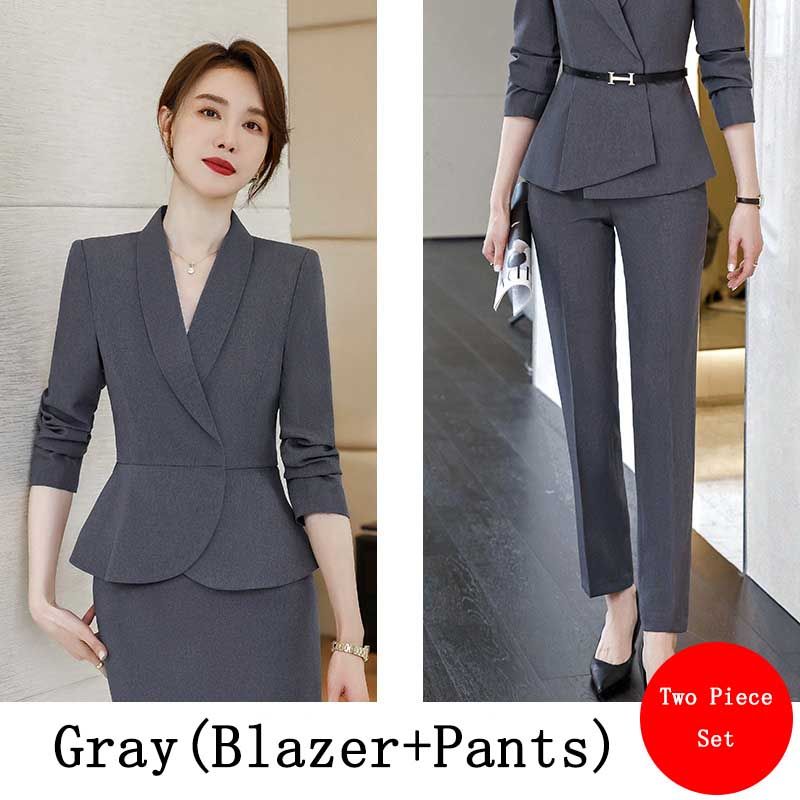 Gray Pant Suits