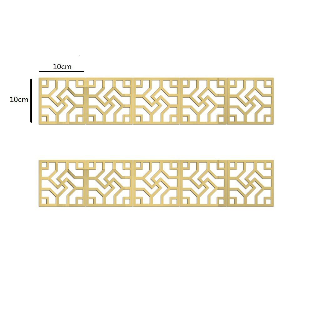 الذهبي 4-10x10 سم 10pcs