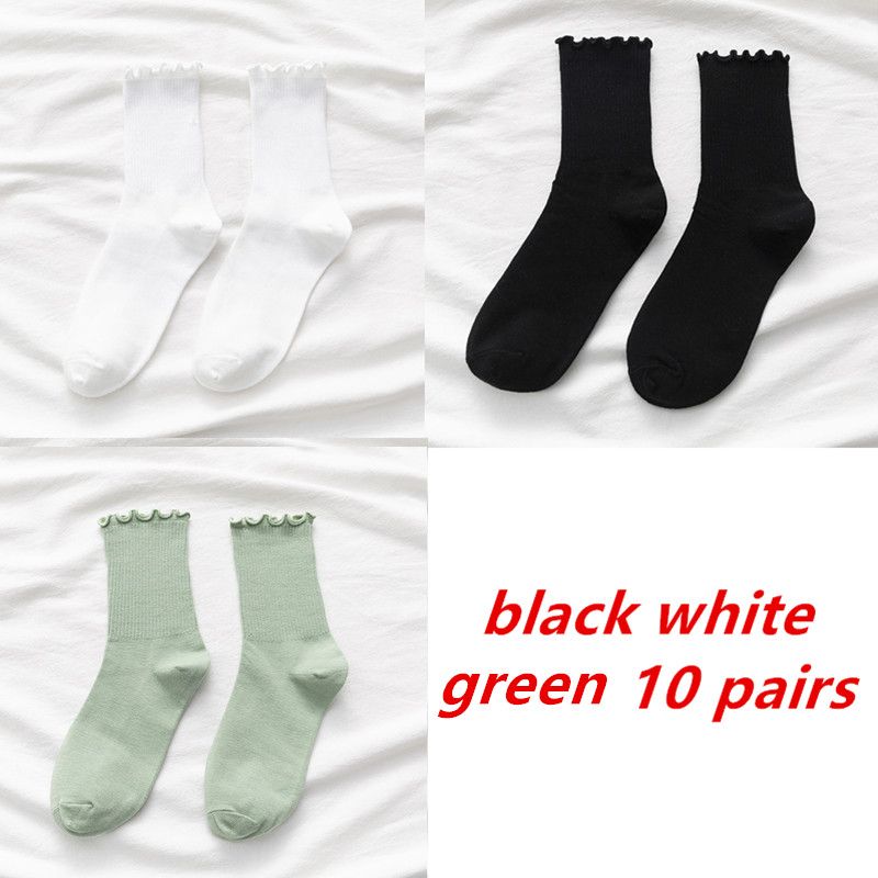 black white green
