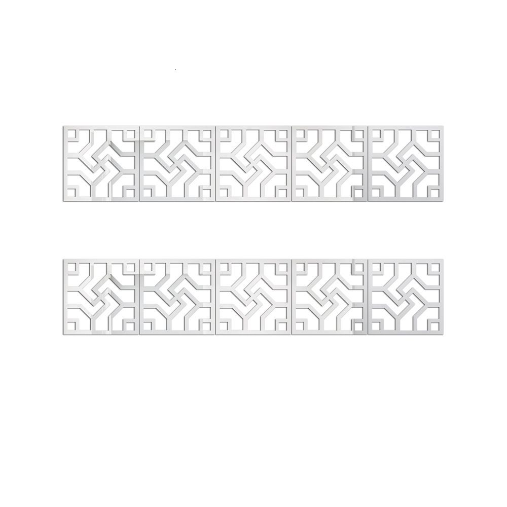 Argent 4-10x10cm 10pcs