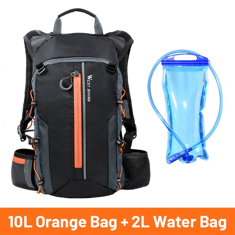 Sac à eau orange 10L