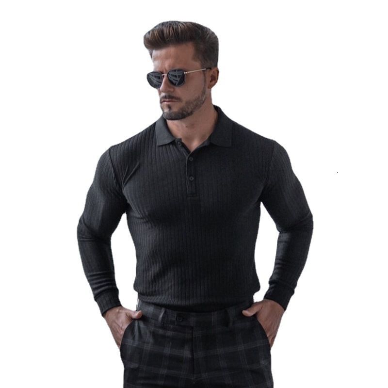 Polo longo preto