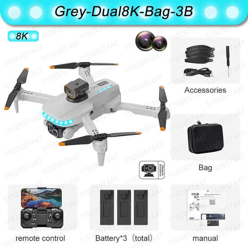 Grey Dual8K-BAG-3B