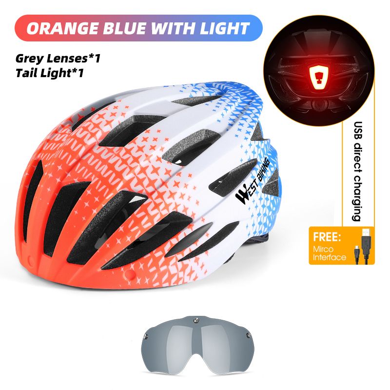 b 1 Lens Orange Blue