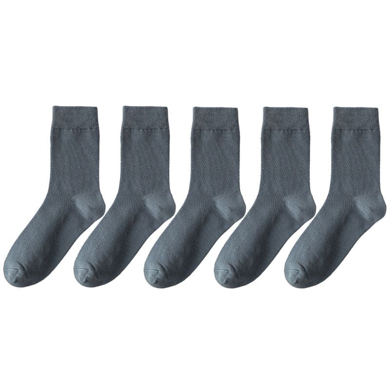 5 Pairs Drak Gray