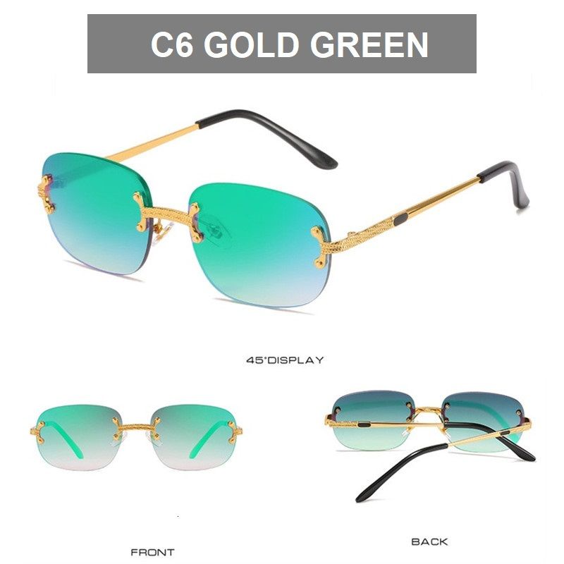 C6 Goud Groen-Zoals de afbeelding