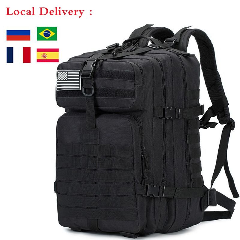 Paquetes De Mochilero 50L Mochila Militar Táctica Camping Trekking Bolsa De  Pesca Mochilas Impermeables Hombres Gran Capacidad Viaje Caza 230830 De  36,1 €