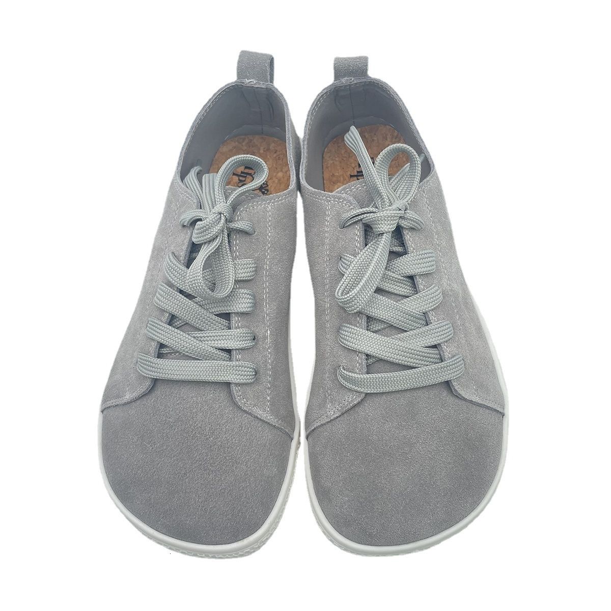 grey suede leather