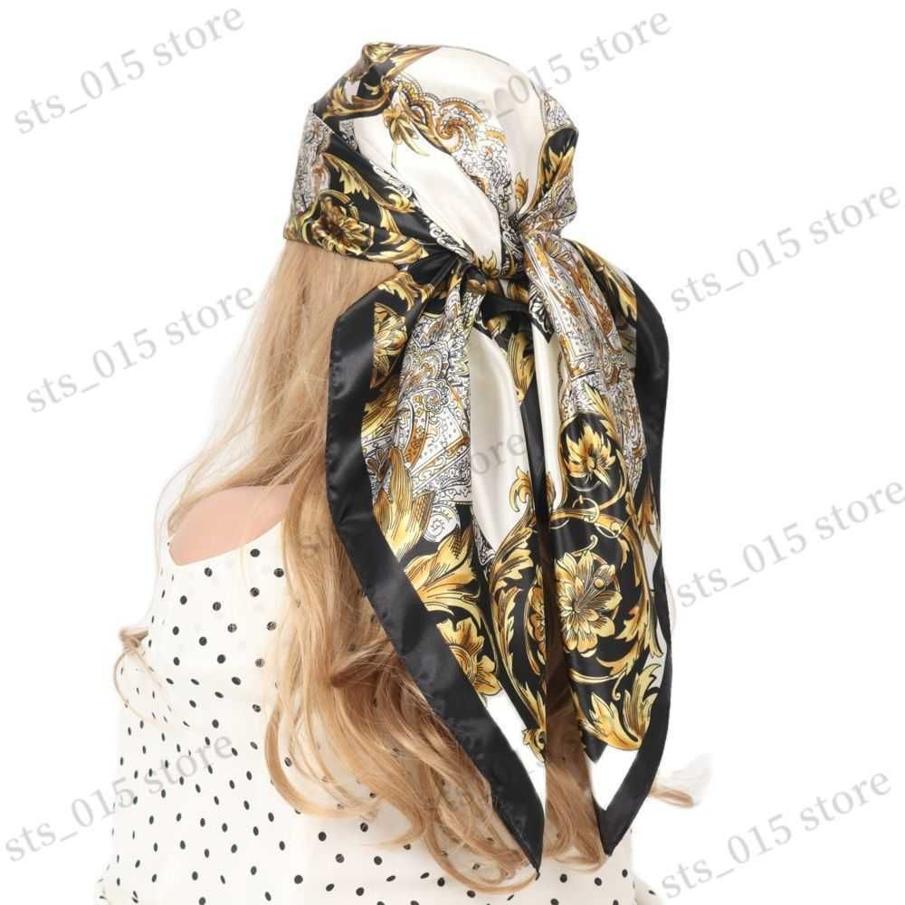 Vintage Silk Scarf Head Wrap