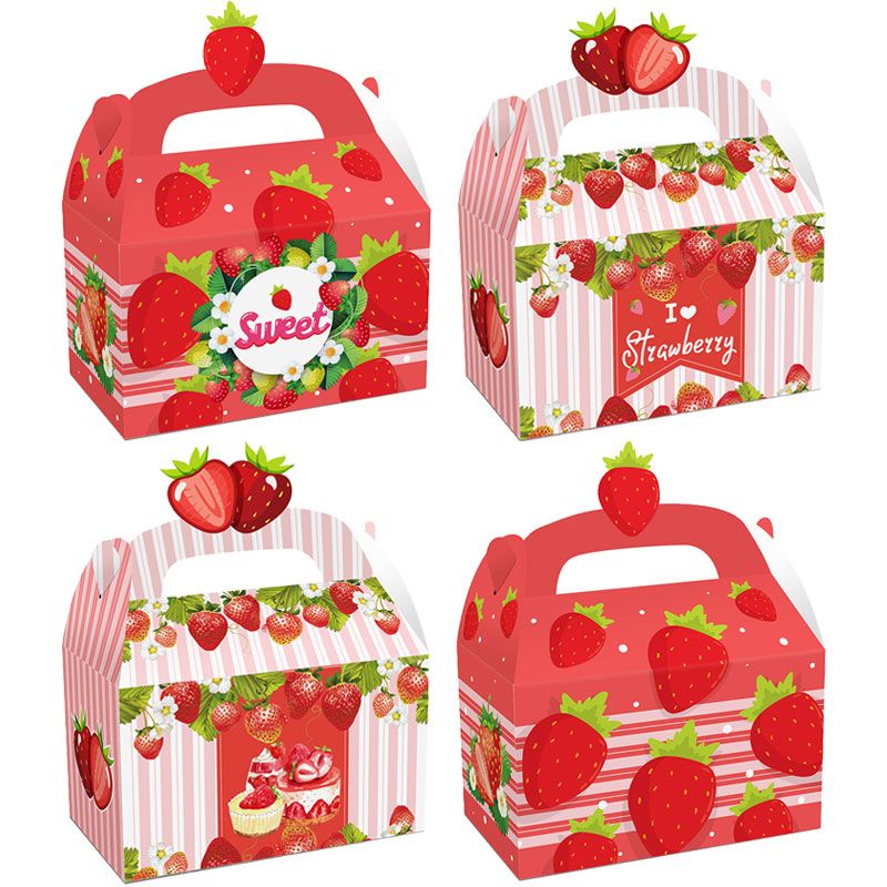 Strawberry x12pcs 16x9.5x9.5cm