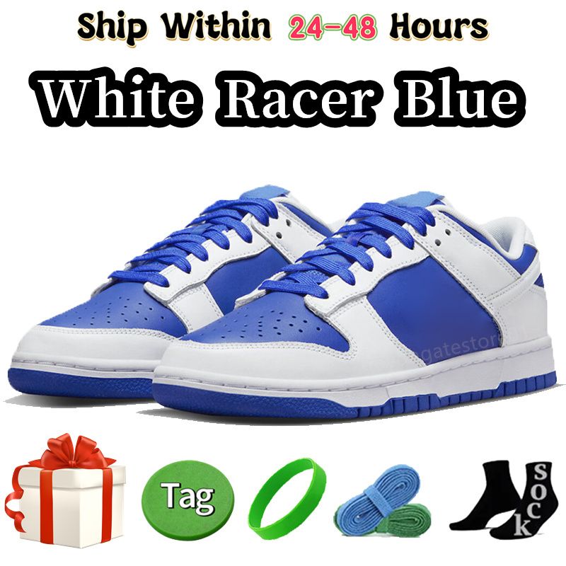 #49- White Racer Blue