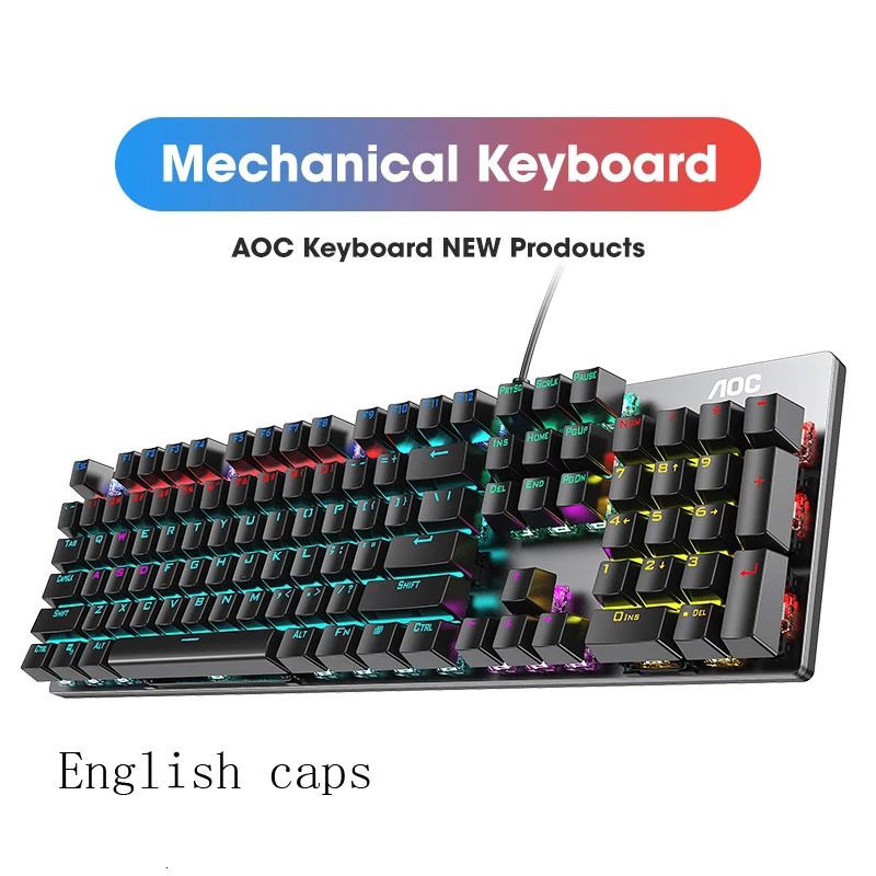 English Caps-Blue Switch